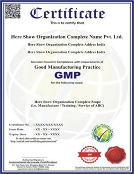 Certification