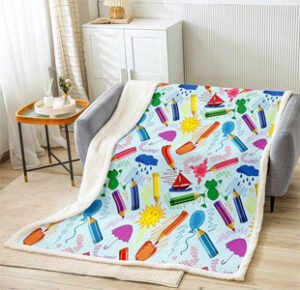 Kids’ Fun Print Fleece Blanket