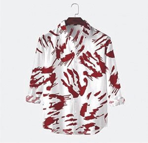 Printed Statement Button Down